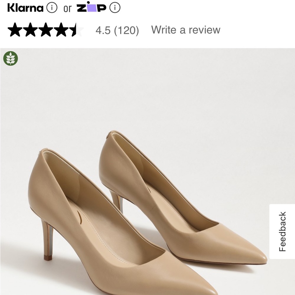 Sam Edelman Vienna Pointed Toe Pump in Patent Leather